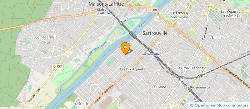 localisation de l'entreprise EFI CONSULTING à SARTROUVILLE