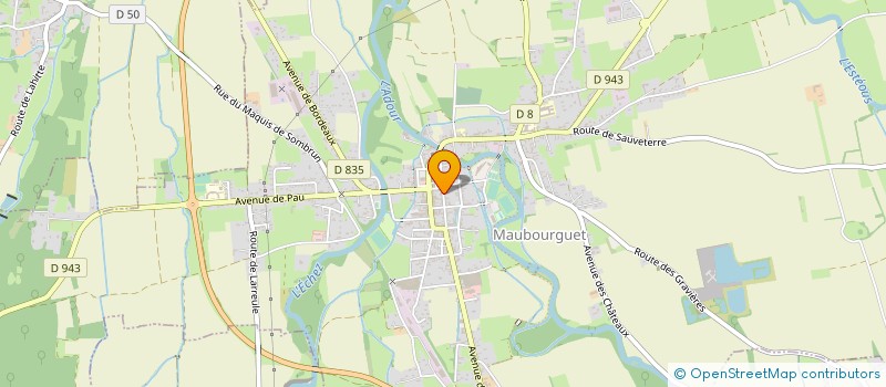 localisation de l'entreprise EFI DESTOCKAGE MDM 40 à MONT-DE-MARSAN