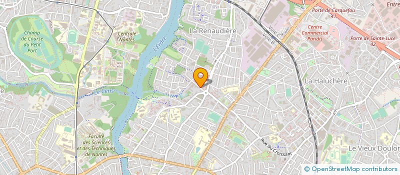 localisation de l'entreprise EFI DEVELOPPEMENT à NANTES