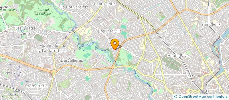 localisation de l'entreprise EFI - EVENEMENTIEL ET FORMATION A IMPACT à NANTES