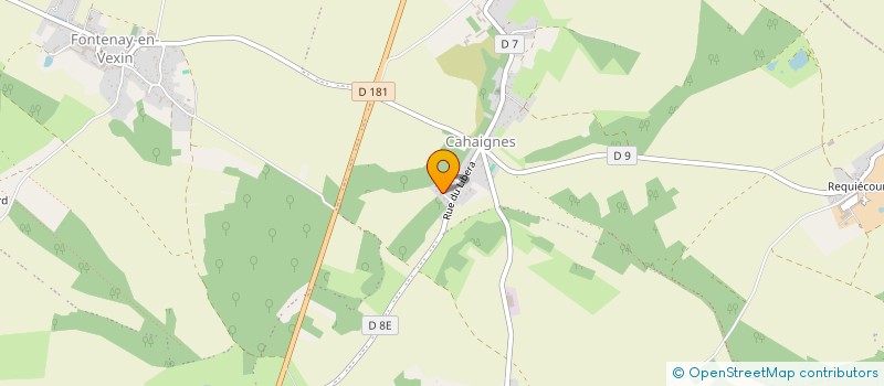 localisation de l'entreprise EFI NORMANDIE  VEXIN-SUR-EPTE