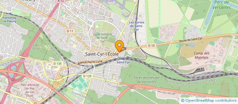 localisation de l'entreprise EFI-PROFI à SAINT-CYR-L'ECOLE