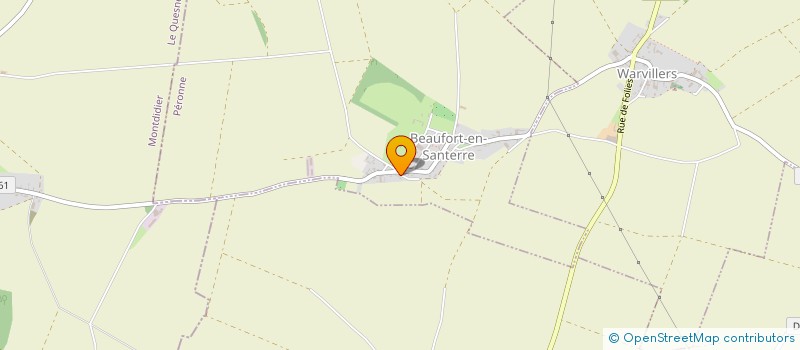 localisation de l'entreprise EFIBAT EUROPE  BEAUFORT-EN-SANTERRE