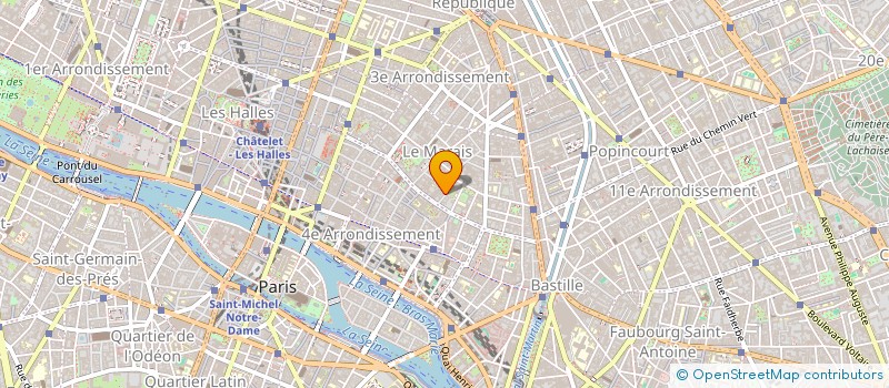 localisation de l'entreprise EFIC'ETUDES à PARIS