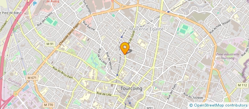 localisation de l'entreprise EFICACE  TOURCOING