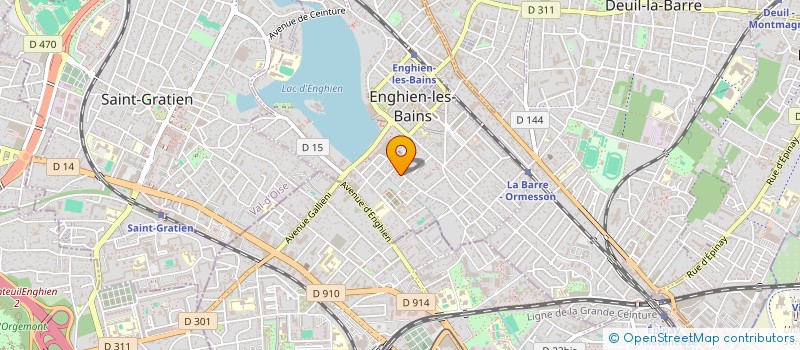 localisation de l'entreprise EFICACES à ENGHIEN-LES-BAINS