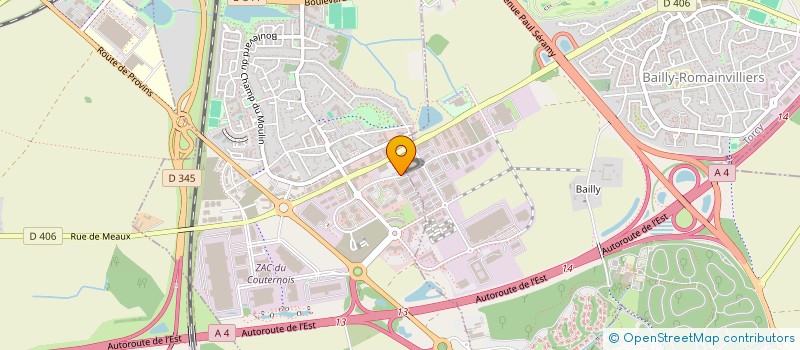 localisation de l'entreprise EFICARS  SERRIS