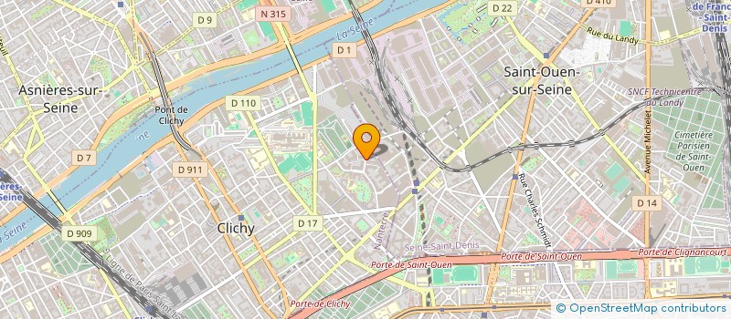 localisation de l'entreprise EFICIUM PROPRETE PARIS à GENNEVILLIERS