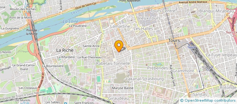 localisation de l'entreprise EFIGENIES LES CHEMINS DE LA CULTURE EUROPENNE à TOURS
