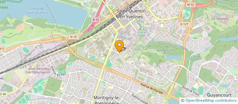 localisation de l'entreprise EFIH  MONTIGNY-LE-BRETONNEUX