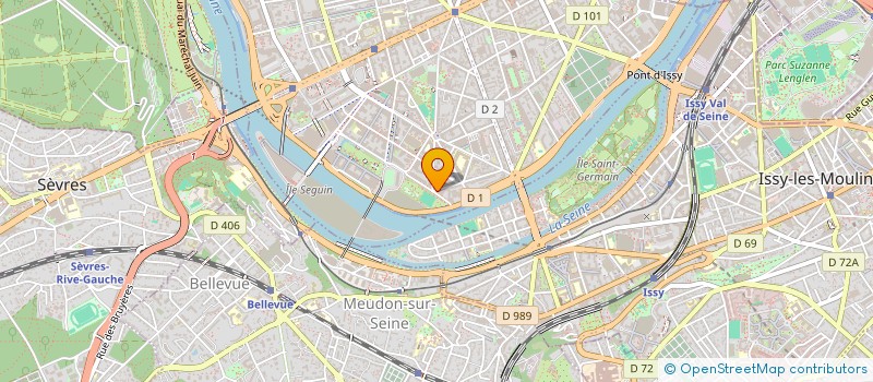 localisation de l'entreprise EFILIA CONSEIL  BOULOGNE-BILLANCOURT