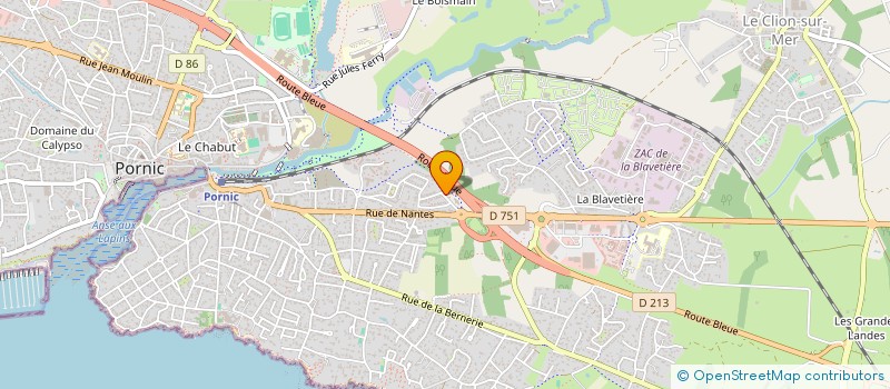 localisation de l'entreprise EFIMVEST  PORNIC