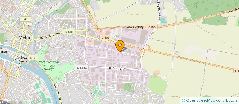 localisation de l'entreprise EFINOR MOUTEAU à VAUX-LE-PENIL