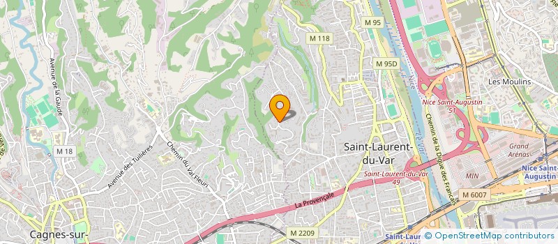 localisation de l'entreprise EFIP INVESTISSEMENTS à SAINT-LAURENT-DU-VAR