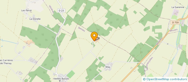 localisation de l'entreprise EFIR  BASSES