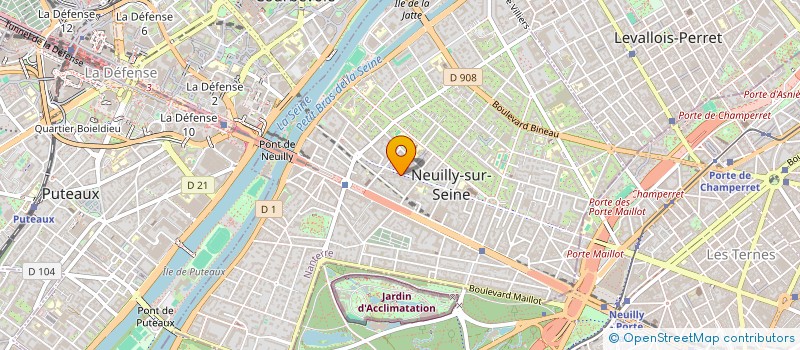 localisation de l'entreprise EFISEARCH à NEUILLY-SUR-SEINE