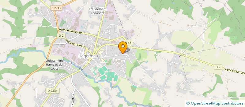 localisation de l'entreprise EFITECH  HAGETMAU