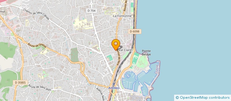 localisation de l'entreprise EFIX ELECTRICITE à ANTIBES
