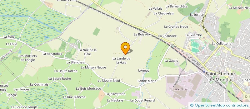 localisation de l'entreprise EFJ GROUPE GAROS  CORDEMAIS