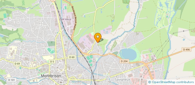 localisation de l'entreprise EFJ INVEST  SAVIGNEUX