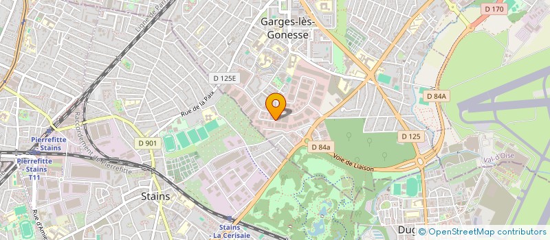 localisation de l'entreprise EFJS à GARGES-LES-GONESSE