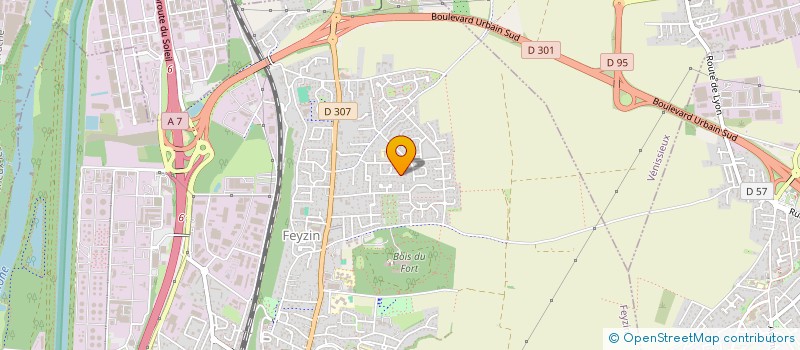 localisation de l'entreprise EFK TRANSPORTS  FEYZIN