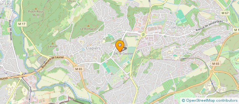 localisation de l'entreprise EFKARROW  CLAPIERS