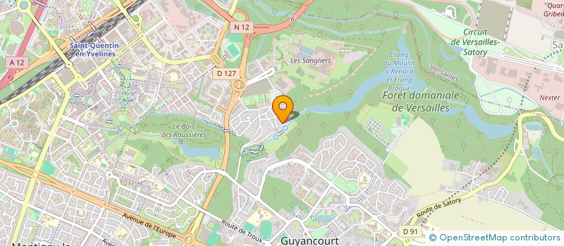 localisation de l'entreprise EFKINESIA CONSULTING  GUYANCOURT