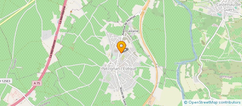 localisation de l'entreprise EFL  NEZIGNAN-L'EVEQUE