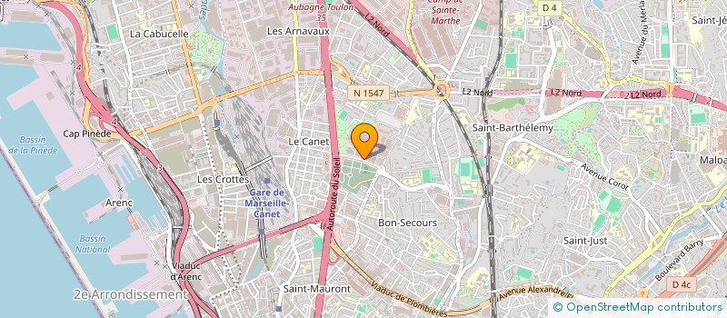 localisation de l'entreprise EFL CAFE à MARSEILLE