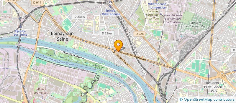 localisation de l'entreprise EFLANI à EPINAY-SUR-SEINE