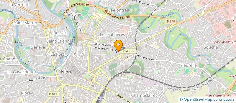 localisation de l'entreprise EFLING  NIORT