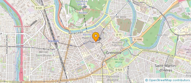 localisation de l'entreprise EFLODA à GRENOBLE