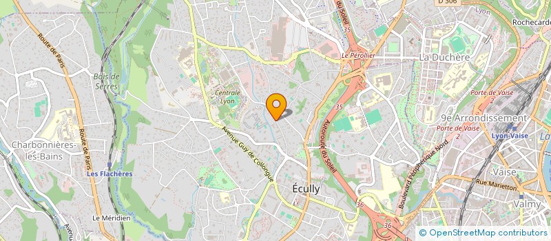 localisation de l'entreprise EFLY  ECULLY