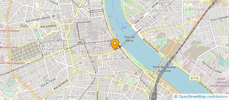 localisation de l'entreprise EFM à BORDEAUX