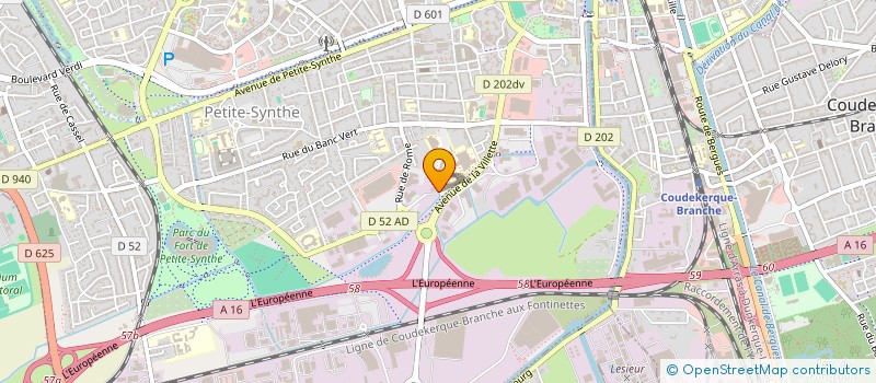 localisation de l'entreprise EFM DUNKERQUE à DUNKERQUE