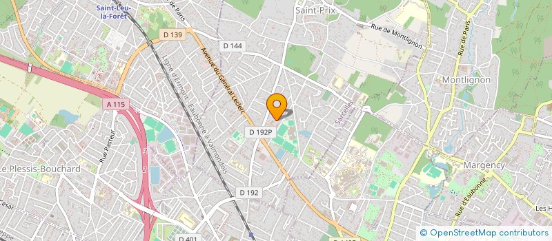 localisation de l'entreprise EFM ENGINEERING à SAINT-PRIX