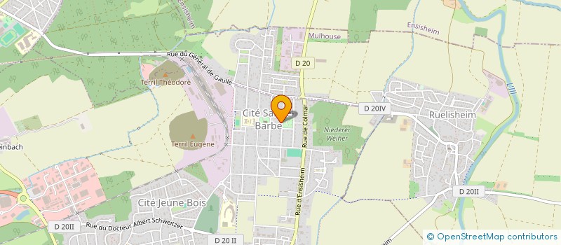 localisation de l'entreprise EFM SARL à WITTENHEIM