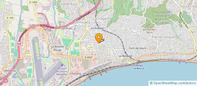 localisation de l'entreprise EFMA à CANNES