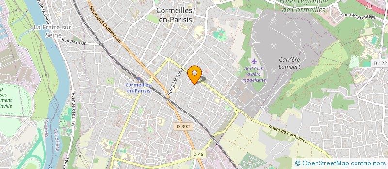 localisation de l'entreprise EFMB  CORMEILLES-EN-PARISIS