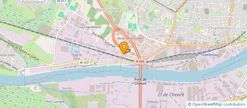 localisation de l'entreprise EFMR à NANTES