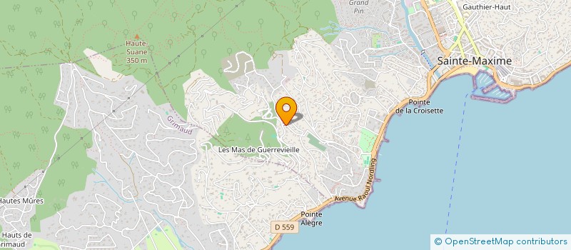 localisation de l'entreprise EFMS à SAINTE-MAXIME