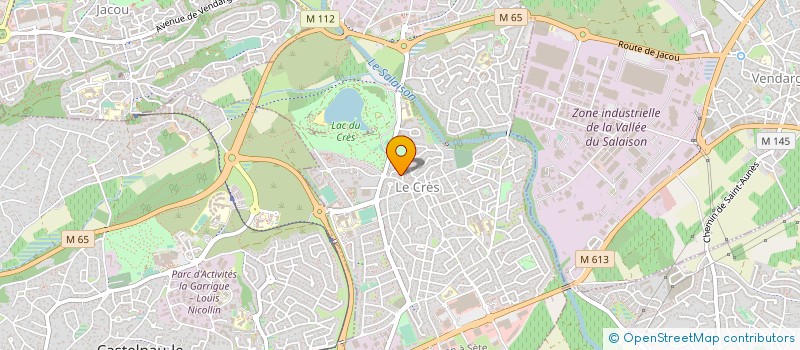 localisation de l'entreprise EFODI à LE CRES