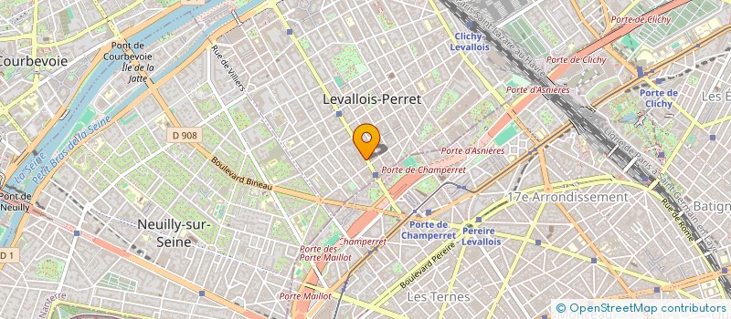 localisation de l'entreprise EFOR INNOVATION à LEVALLOIS-PERRET