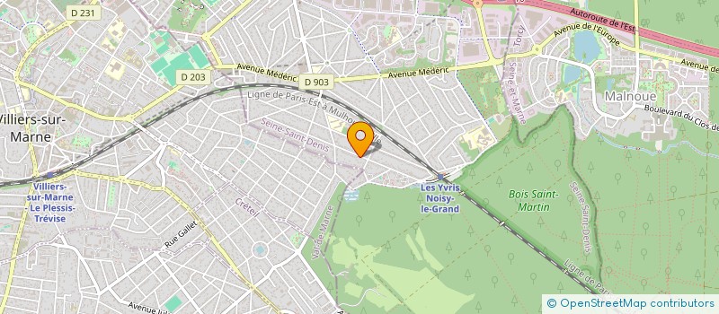 localisation de l'entreprise EFORD  NOISY-LE-GRAND