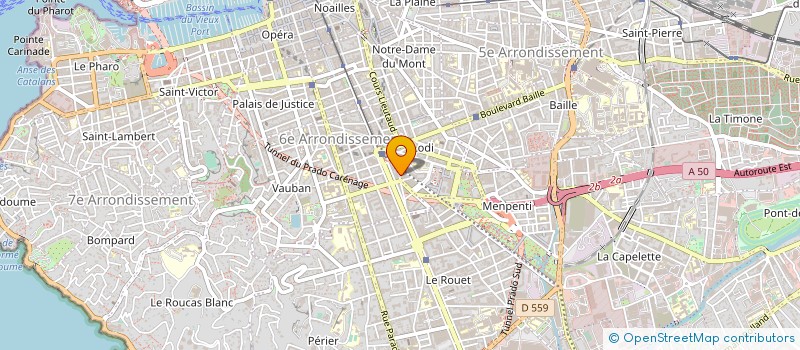 localisation de l'entreprise EFORMA à MARSEILLE