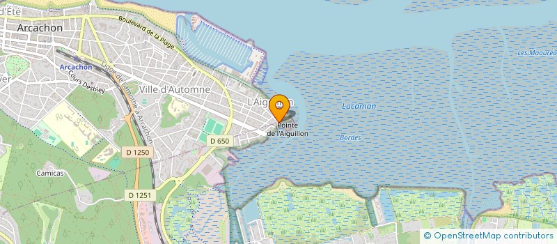 localisation de l'entreprise EFP 37  ARCACHON