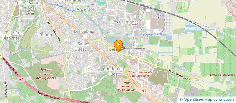 localisation de l'entreprise EFP à ORANGE