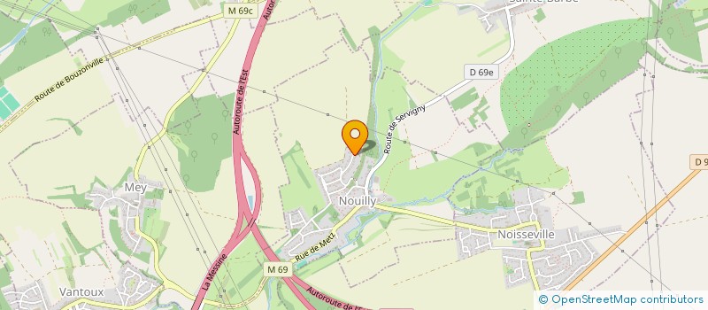localisation de l'entreprise EFP à NOUILLY