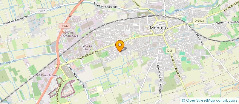 localisation de l'entreprise EFP ESPANOL  MONTEUX